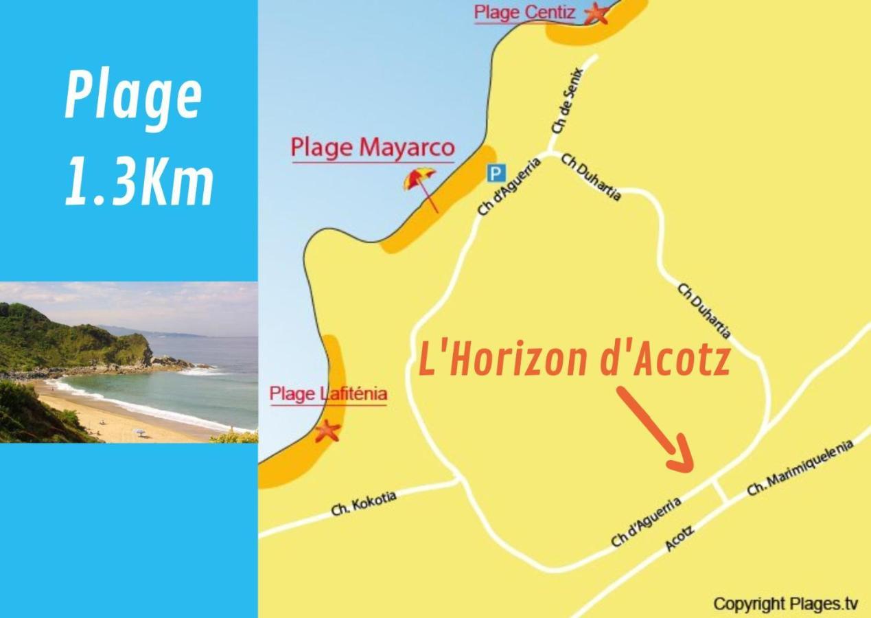 Apartmán L'Horizon D'Acotz Saint-Jean-de-Luz Exteriér fotografie